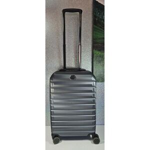 DELSEY Paris Helium Edge 2.0 Hardside Carry On Spinner Suitcase Gray Luggage #2